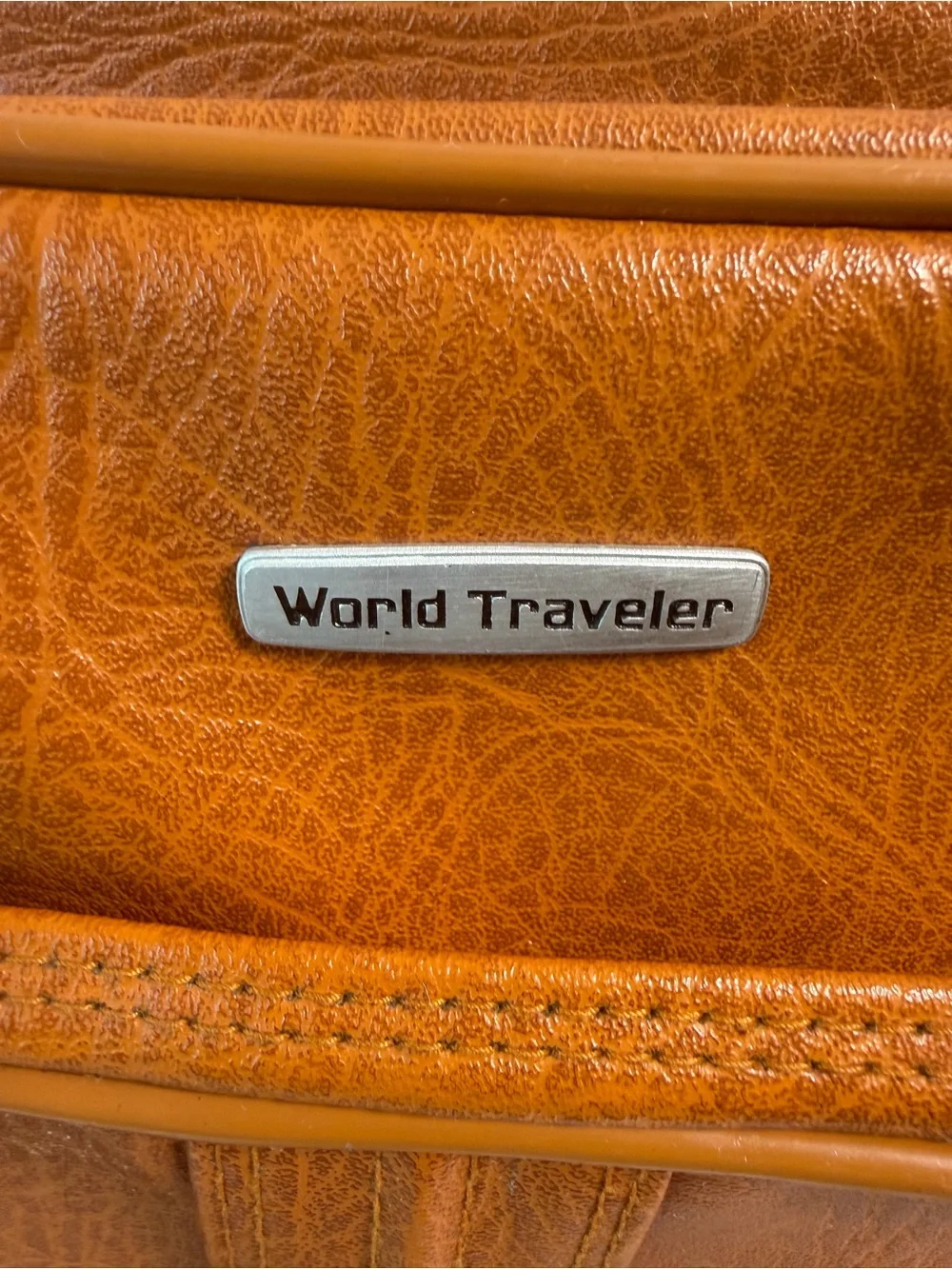 Tan Messenger Bag with Front Zip Pocket